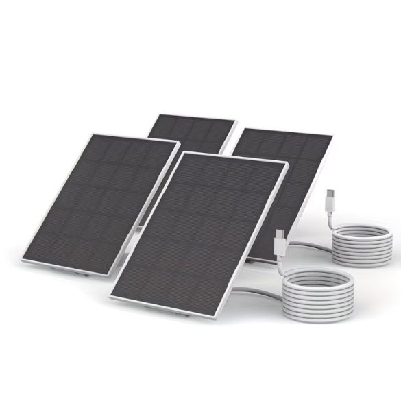 6W USB-C Napelemes Töltő Készlet (4 darabos) – Folyamatos energia okoseszközeihez CG829929