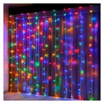 LED fényfüggöny – 2 m x 2 m, színes CH-9534