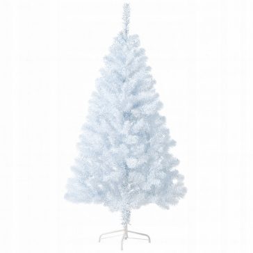   Nagyméretű fehér műfenyő karácsonyfa – 150 cm, dús PVC kialakítás CHO10