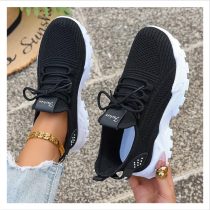 Női ultrakönnyű sneakers cipő fekete CU586054-3