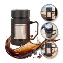 BOTTLE termosz fogantyúval 500ml fekete CUP18CZ