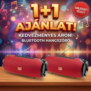 COLDYIR bluetooth hangszóró 1+1 AJÁNLAT CY-125BT-2