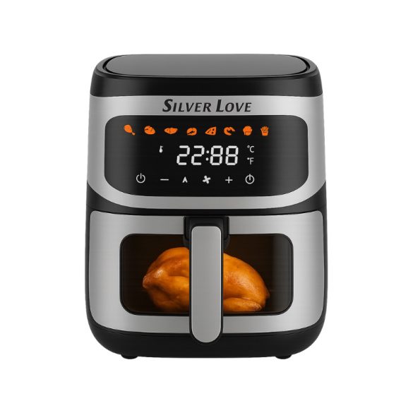 SilverLove forrólevegős sütő – 13L kapacitás, 3000W teljesítmény CY-8004