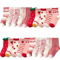 Lány zokni szív és eper mintával | 20 pár DA3168965-3