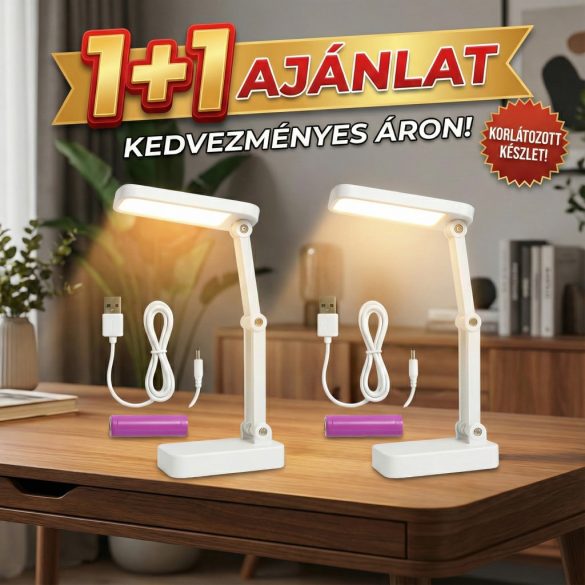 Összecsukható LED asztali lámpa 1+1 AJÁNLAT DB-1916-2
