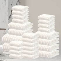 26 részes törölköző szett fehér DE7728488-F