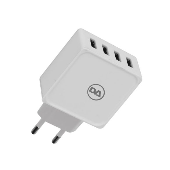 Daewoo 4 USB Portos Fali Töltő – Fehér DI-1108