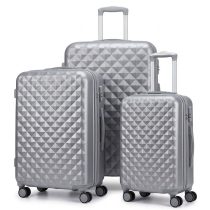   Diamond Premium 3db-os Keményfalú Bőröndszett Szürke DIA3SZ