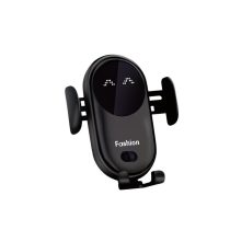   Vezeték Nélküli Autós Töltőállvány és Mobiltartó (Fekete) DJ195932-B