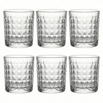   6 Részes Texturált Whiskys és Üdítős Pohárkészlet DM303