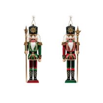   2 db Vintage diótörő katona ajtódísz – 45 cm DP6299397