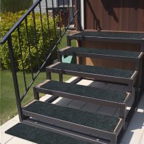   Kültéri Csúszásgátló Lépcsőszőnyeg – Fekete 4DB DQ2289165-F4