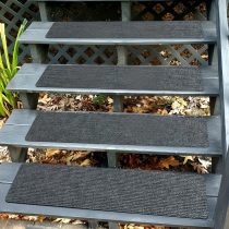   Kültéri Csúszásgátló Lépcsőszőnyeg – Sötétszürke 6DB DQ2289165-S6
