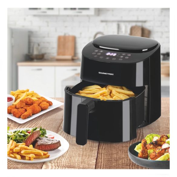 GOURMETMAXX Forró levegős fritőz/ Airfryer digitális 4,5L 1400W DS11822-L