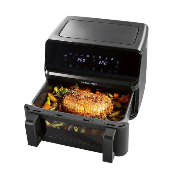GOURMETMAXX Airfryer Vario kétkamrás 9L DS14349-L