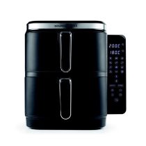   GOURMETMAXX Forrólevegős fritőz/ Airfryer Kétkamrás Függőleges 2x5L 2800W DS15305-L