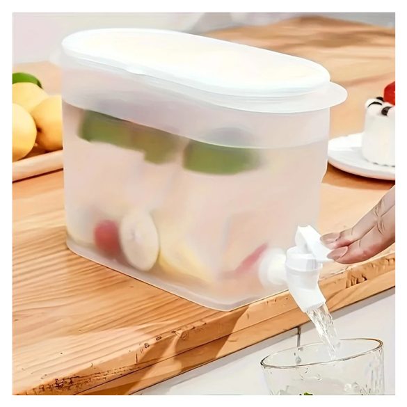 Modern 3.5L Italadagoló Csappal – Tartós, Átlátszó Műanyag Tartály DT2788671