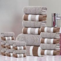 25 részes törölköző szett kávé színű DV6728756-KSZ