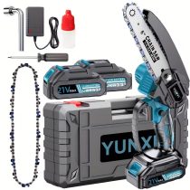   Yunxi 2db akkumulátoros mini láncfűrész + műanyag koffer DX2849168