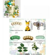 Dzsungel tortadísz szett – 26 darabos EBB300