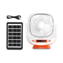 Újratölthető Napelemes Ventilátor Hangszóróval EP-008