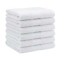   Extra puha törölköző szett 6 db 70x140 cm Fehér EPTSZ-04