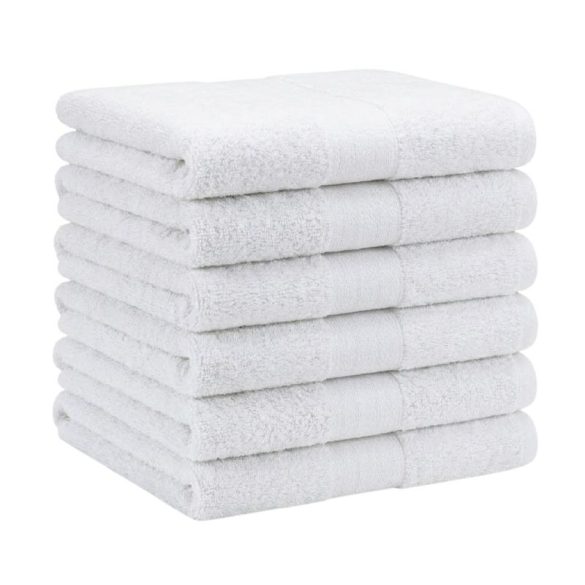 Extra puha törölköző szett 6 db 70x140 cm Fehér EPTSZ-04
