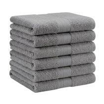   Extra puha törölköző szett 6 db 70x140 cm Szürke EPTSZ-05