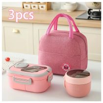 3 részes ebéd szett – rózsaszín EV233664-r