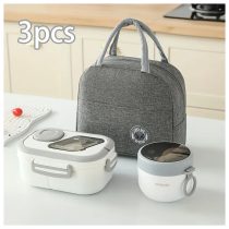 3 részes ebéd szett – szürke EV233664-sz