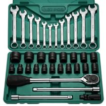   EXTRA German Style – 37 részes 1/2" Dugókulcs és Csillag-villáskulcs Készlet EX-8273