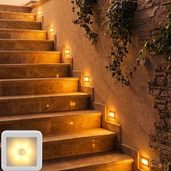 LED-es mozgásérzékelős lépcső- és fali lámpa FG6546347-M