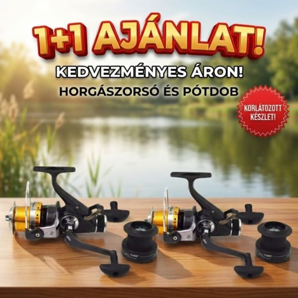 FLINKE univerzális nyeletőfékes orsó 1+1 AJÁNLAT FK-OR6000-2