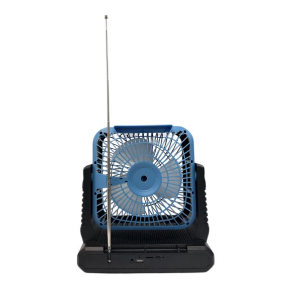 Napelemes ventilátor hangszóróval FP-339-S