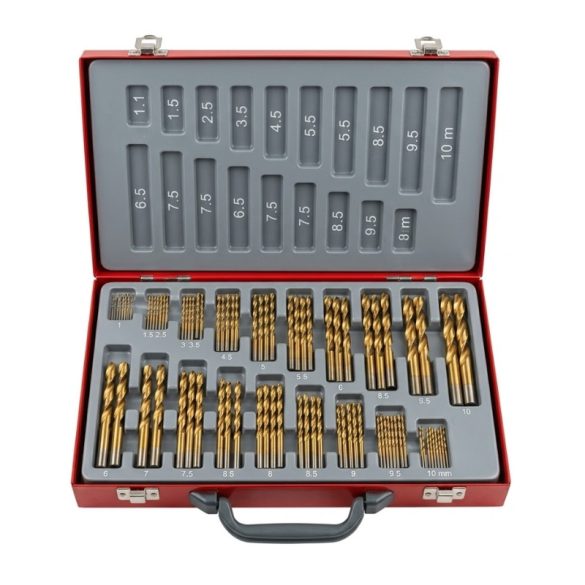 F-Tools HSS fémfúró készlet 170 részes FT170
