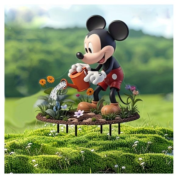 2D Akril Kültéri Kerti dekor – Mickey Egér (29 x 20 cm) FU2658833