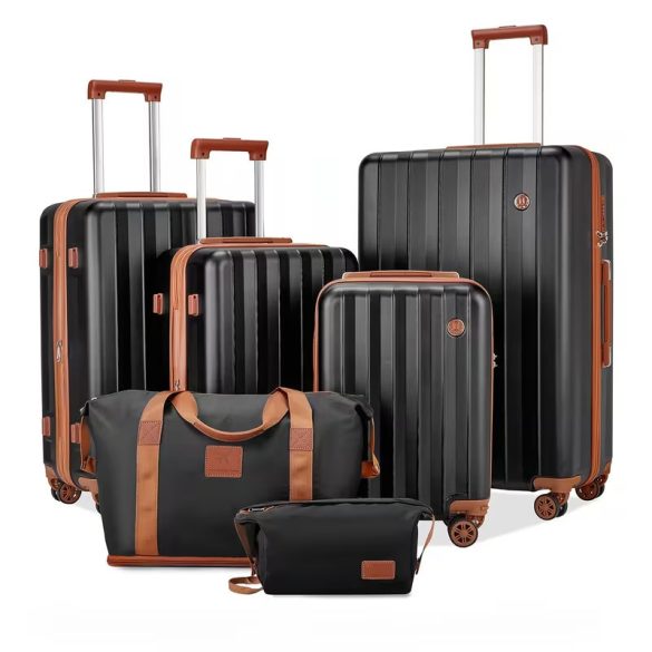 Imiomo 6 részes bőrönd szett fekete FV499561-6F