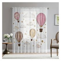 Légballonos dekor függöny 132 x241 cm 2 db FY96590