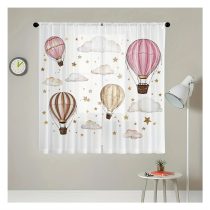 Légballonos dekor függöny 132 x 160 cm 2 db FY96590K