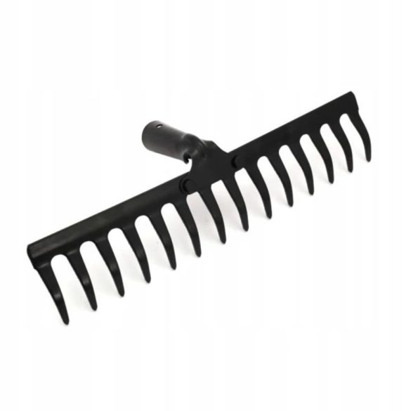 Professzionális fém gereblyefej – 18 fogú, szegecselt kivitel ADG.GM18X