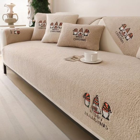 3 személyes kanapéhuzat – 90×180cm - Khaki GR321424K3