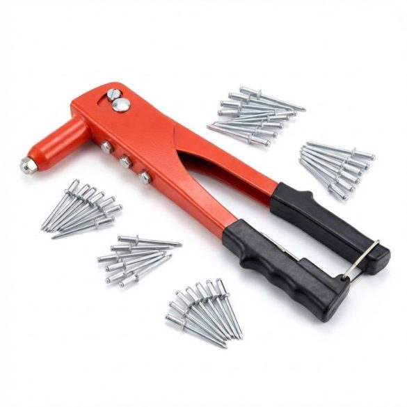 HUAZHOU Professzionális Szegecshúzó Készlet – Szegecsekkel H240