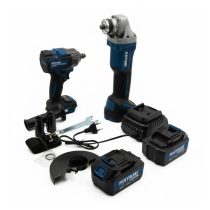   Hayami Sarokcsiszoló és ütve csavarozó készlet, 2 db 88V-os akkumulátorral HA-1017K