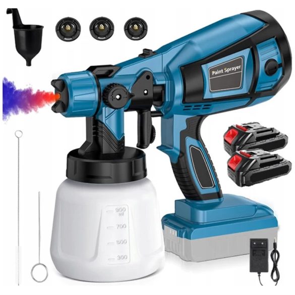 HAYAMI Akkus festékszóró 96V 2 akksival HA-1036