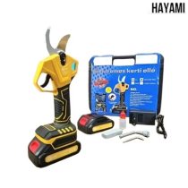   Hayami akkus metszőolló, 2 DB 68V akkumulátorral LCD HA-1040