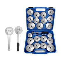   Haina 23 részes olajszűrő leszedő kupak készlet öntött alumínium HA-1423