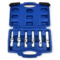   Haina HA-2673 Csuklós Dugókulcs Készlet Izzítógyertyához, 6 darab, 3/8"