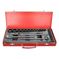   Hitman 12-PTS Racsnis gépi dugókulcs készlet, 26 részes (8–32 mm) HA-6818