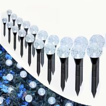 20 db napelemes kerti kristálylámpa led fehér HC7427859