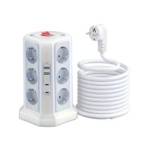   Többfunkciós torony elosztó USB csatlakozókkal, túlfeszültség-védelemmel HE1742811